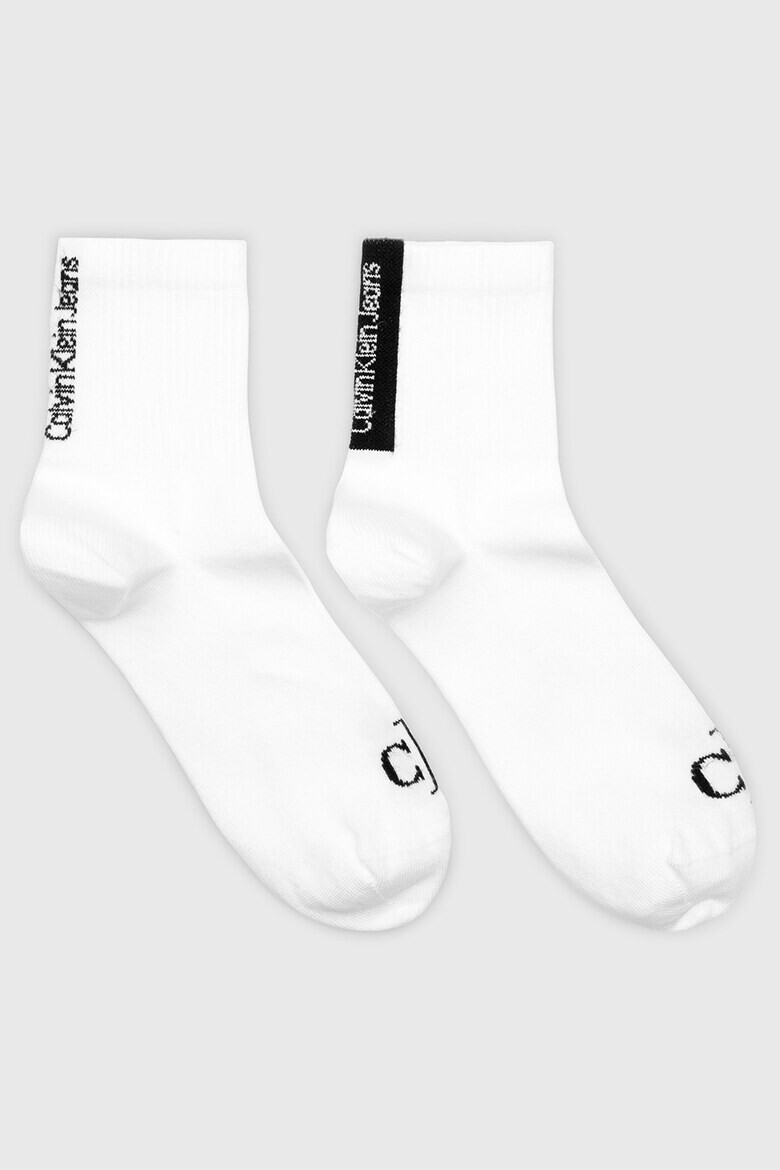 CALVIN KLEIN Къси чорапи с лого 2 чифта - Pepit.bg