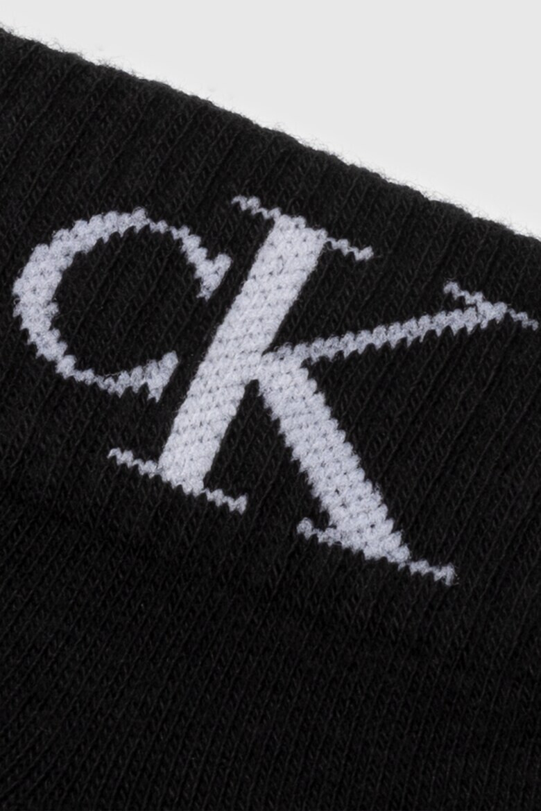 CALVIN KLEIN Къси чорапи с лого - 2 чифта - Pepit.bg