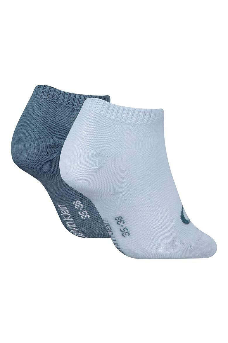 CALVIN KLEIN Къси чорапи с лого - 2 чифта - Pepit.bg