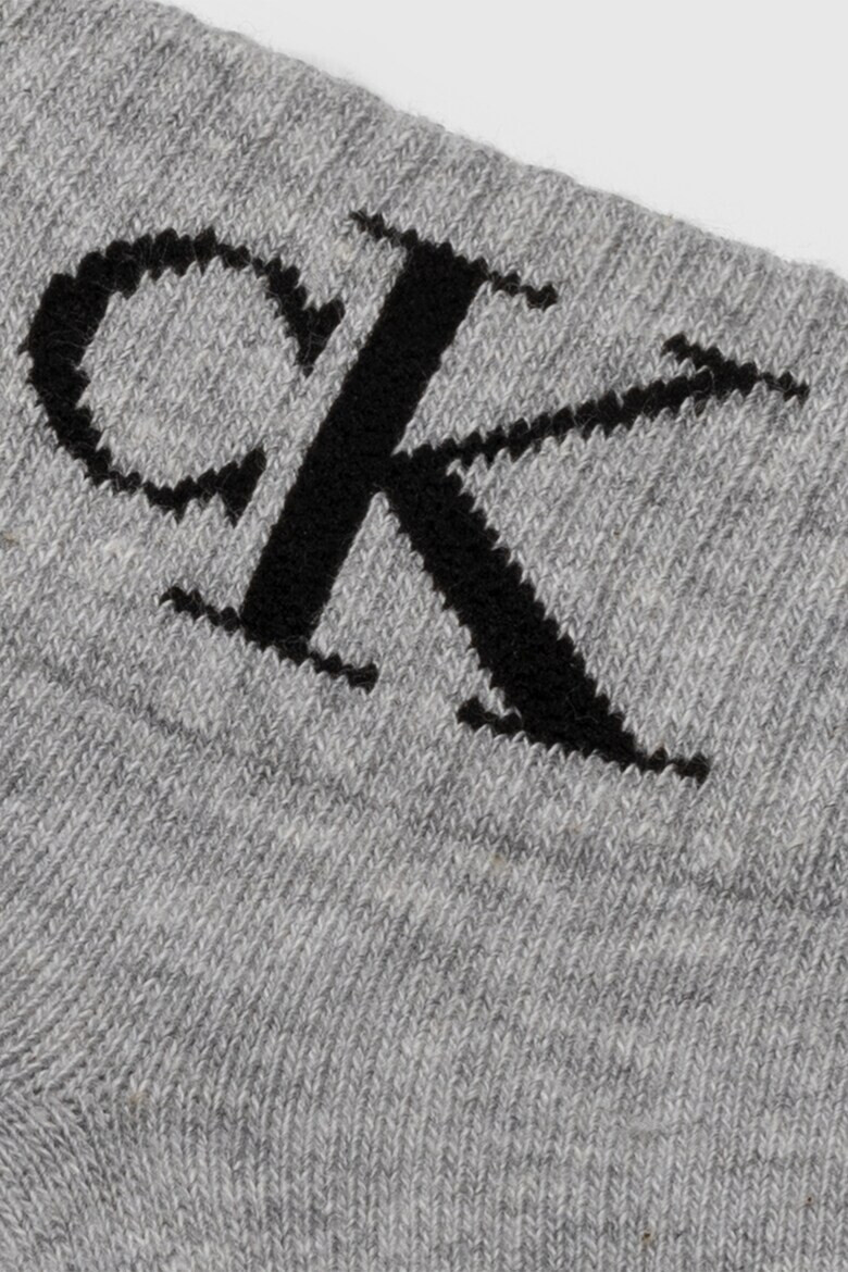 CALVIN KLEIN Къси чорапи с лого - 2 чифта - Pepit.bg