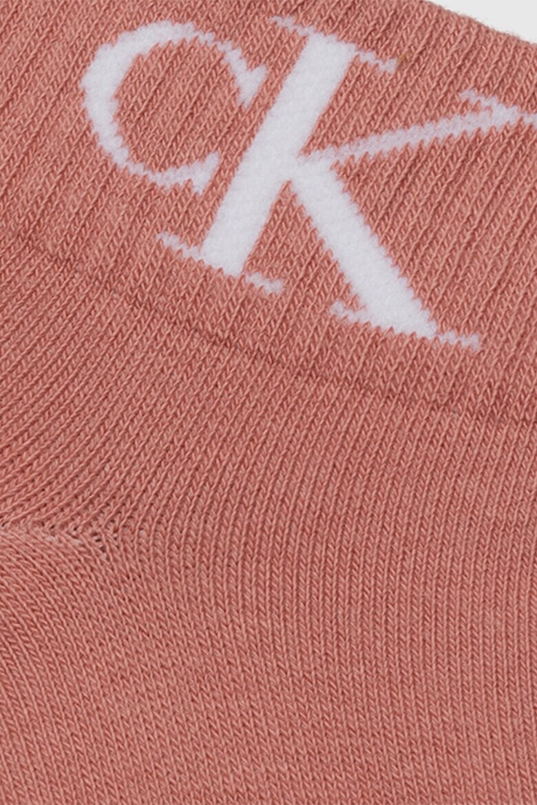 CALVIN KLEIN Къси чорапи с лого - 2 чифта - Pepit.bg
