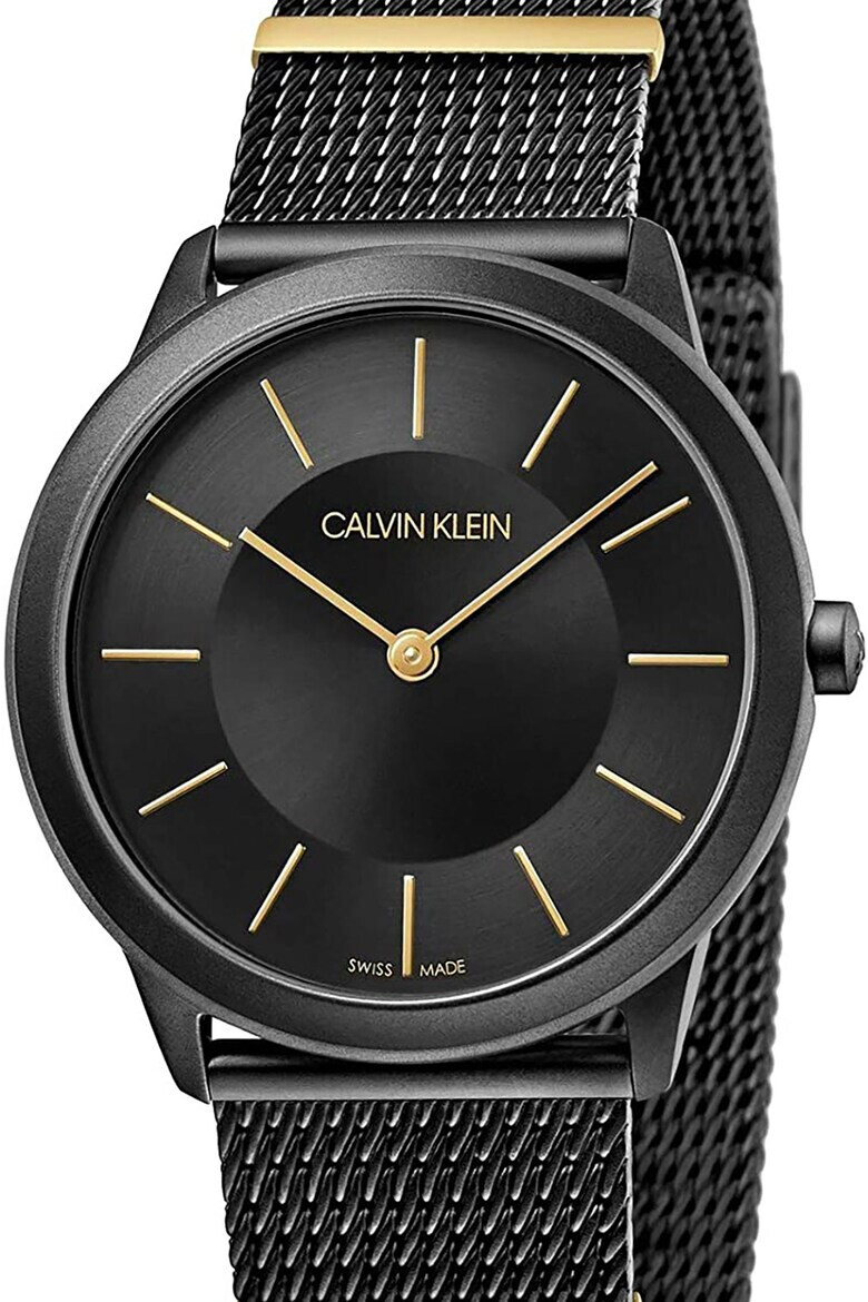 CALVIN KLEIN Кварцов часовник с двуцветен дизайн - Pepit.bg