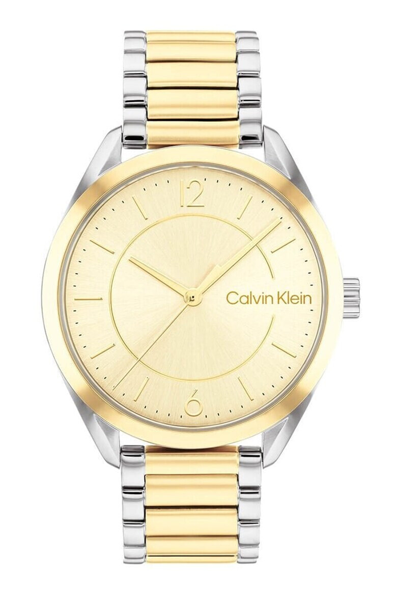 CALVIN KLEIN Овален двуцветен часовник - Pepit.bg