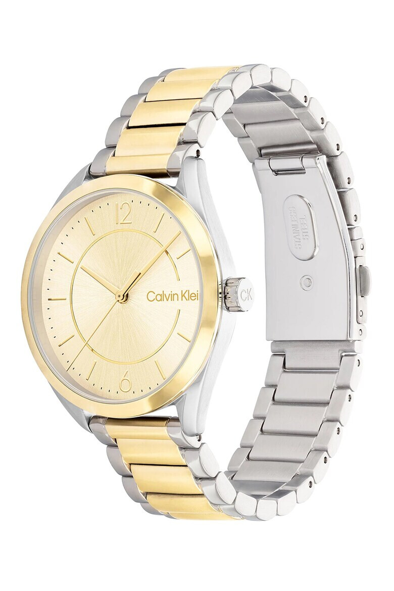 CALVIN KLEIN Овален двуцветен часовник - Pepit.bg