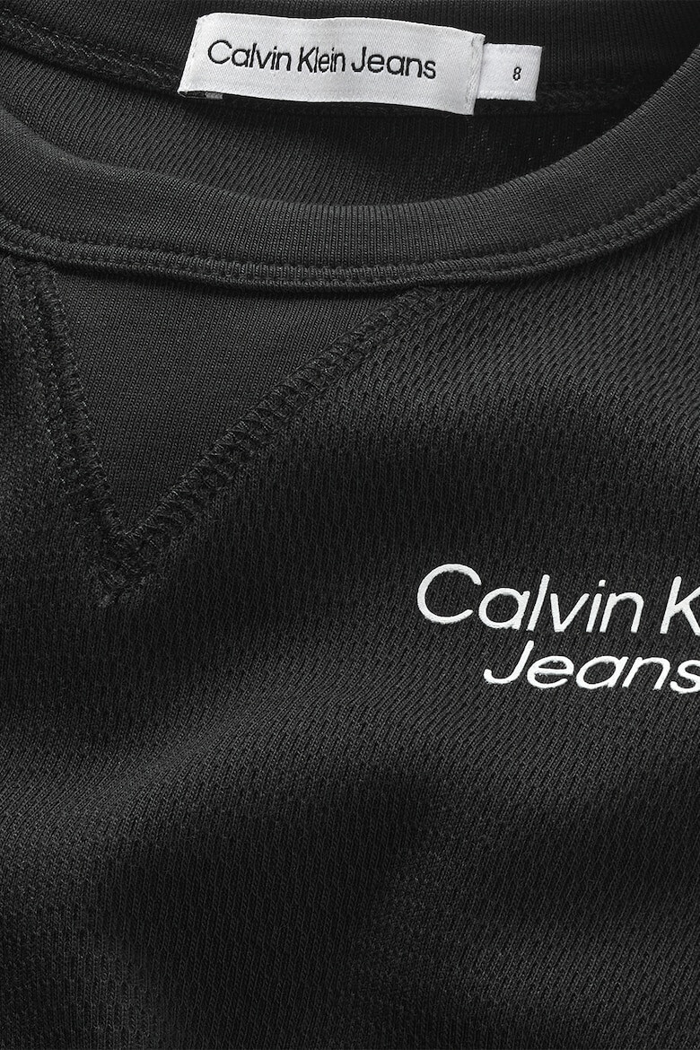 CALVIN KLEIN Памучна блуза с лого - Pepit.bg
