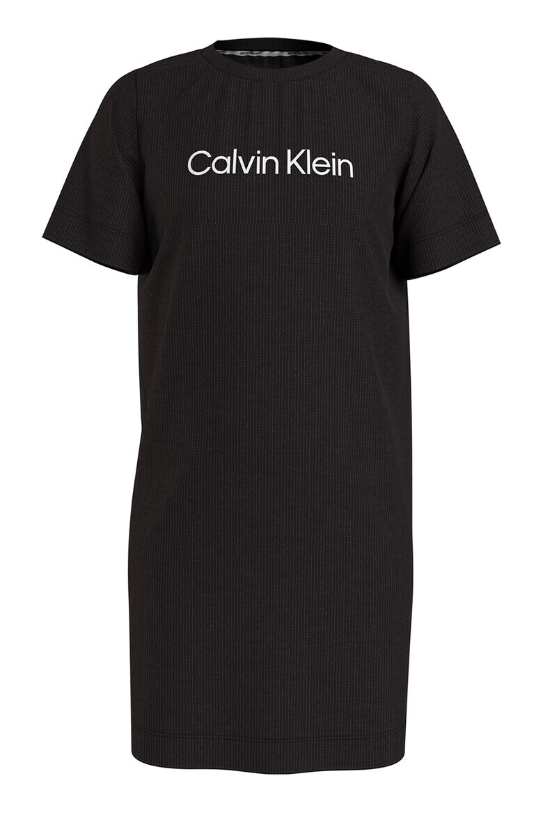 CALVIN KLEIN Памучна нощница с релеф - Pepit.bg