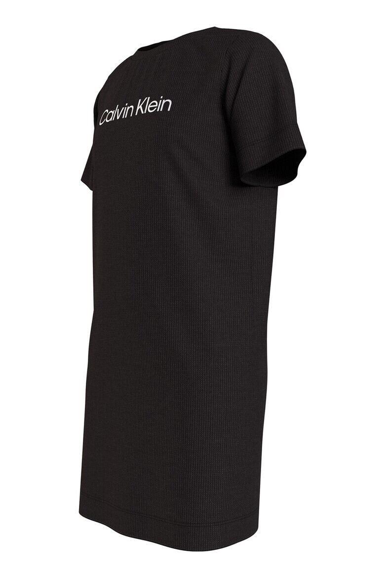 CALVIN KLEIN Памучна нощница с релеф - Pepit.bg