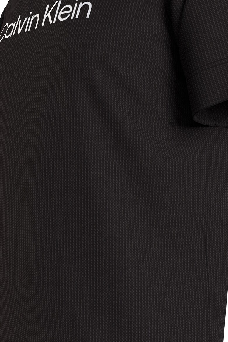 CALVIN KLEIN Памучна нощница с релеф - Pepit.bg
