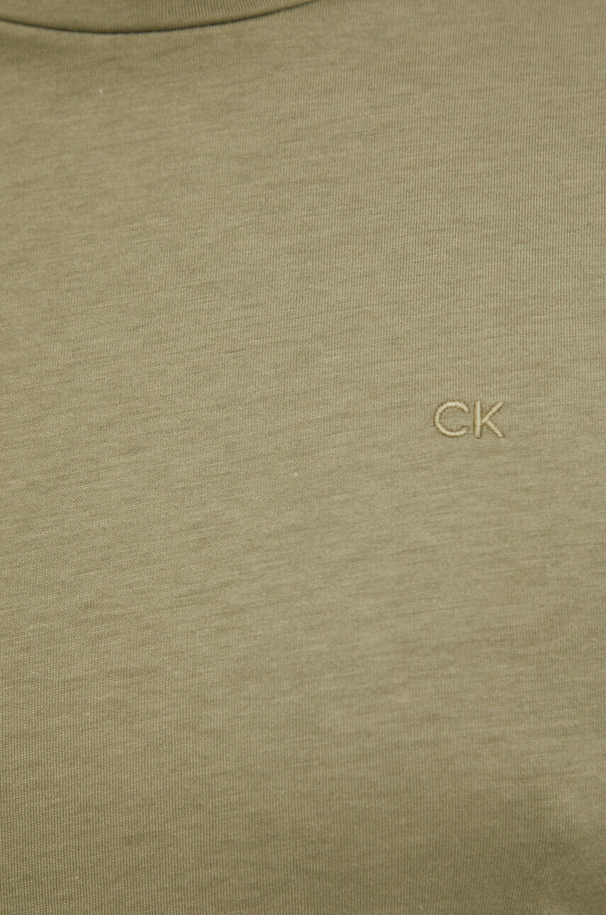 CALVIN KLEIN Памучна тениска - Черен - Pepit.bg