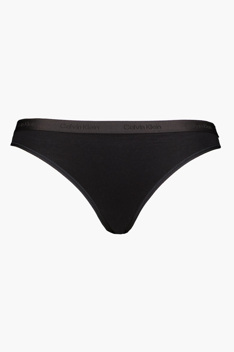 CALVIN KLEIN Памучни бикини с лого - 5 чифта - Pepit.bg