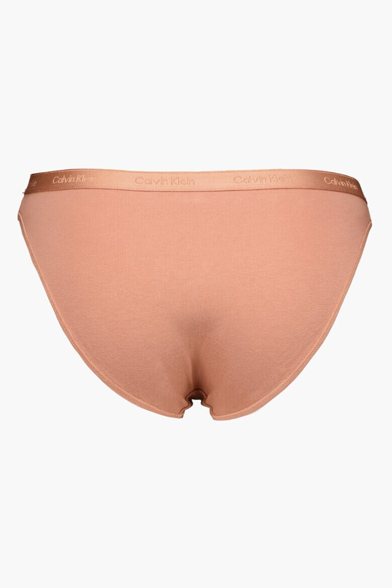 CALVIN KLEIN Памучни бикини с лого - 5 чифта - Pepit.bg