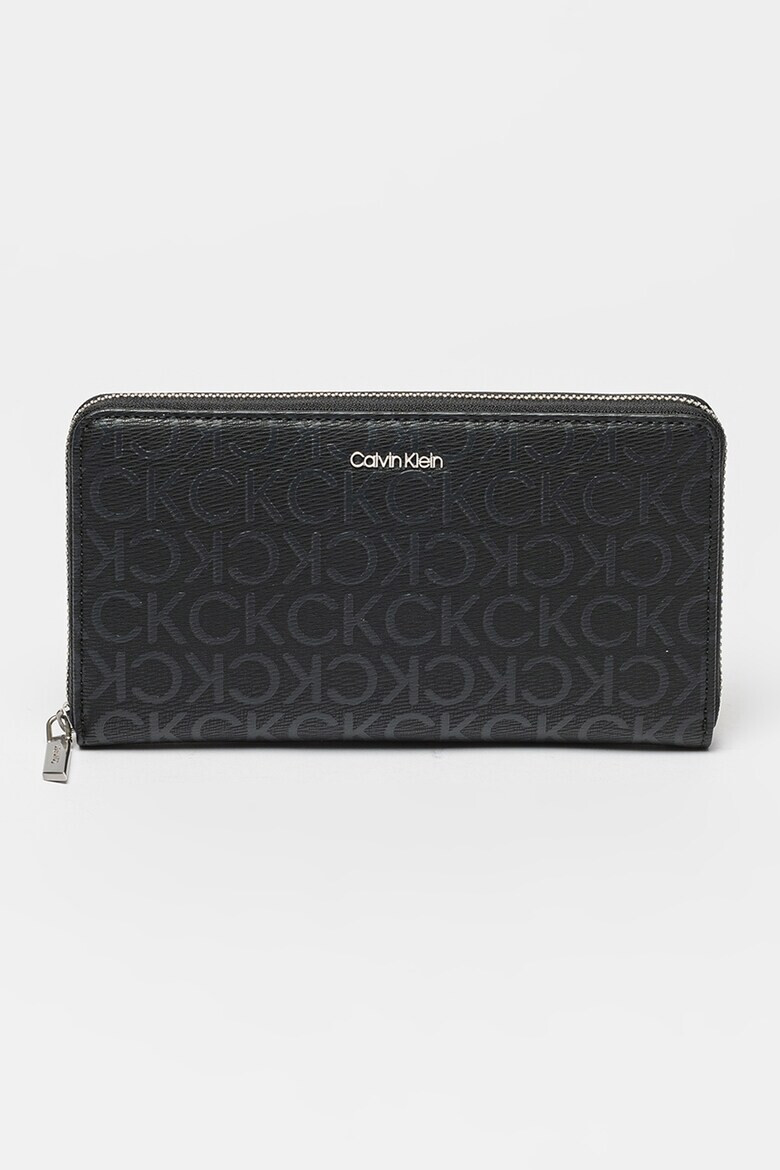 CALVIN KLEIN Портфейл с цип и принт - Pepit.bg