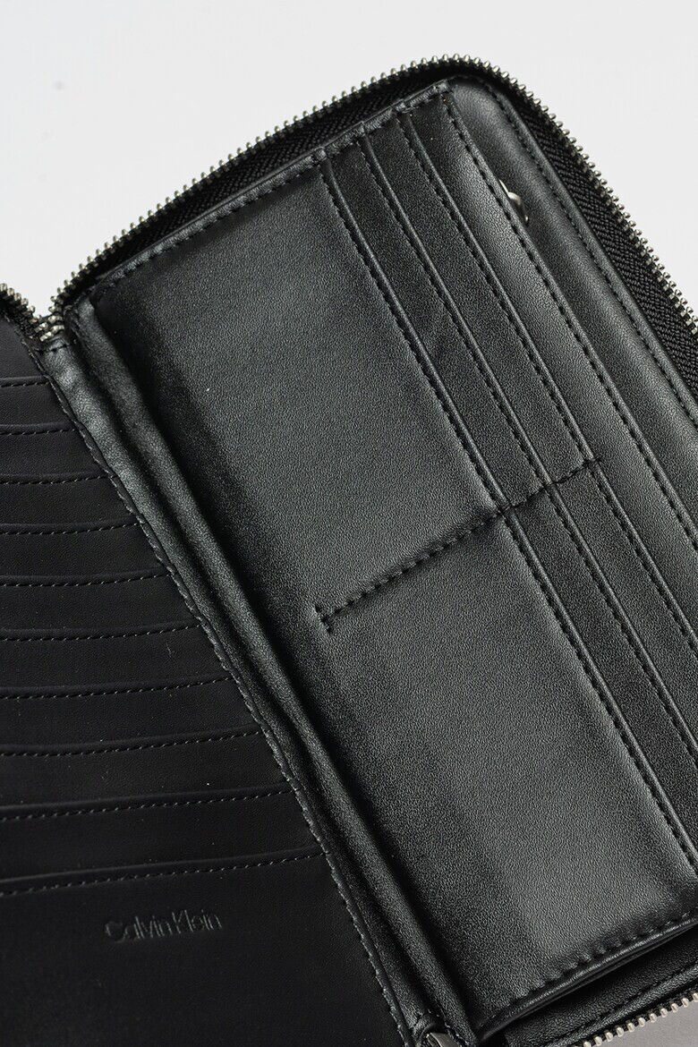 CALVIN KLEIN Портфейл с цип и принт - Pepit.bg