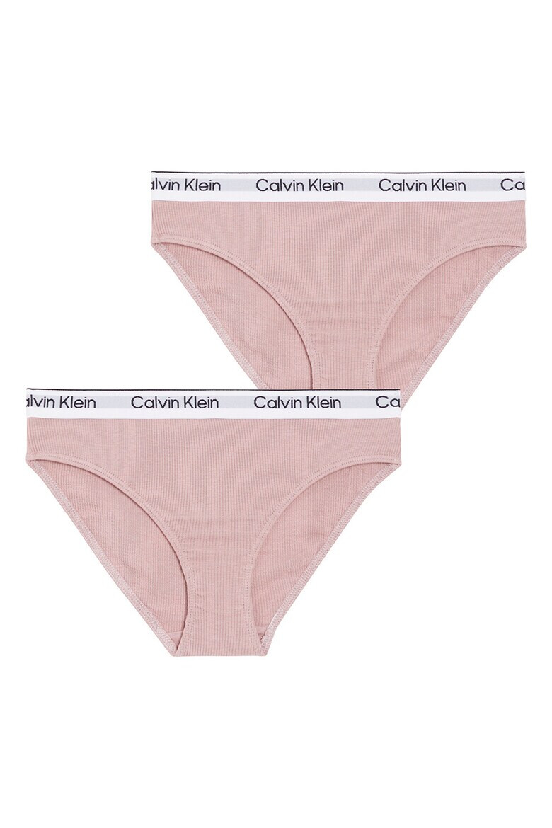 CALVIN KLEIN Рипсени бикини - 2 чифта - Pepit.bg