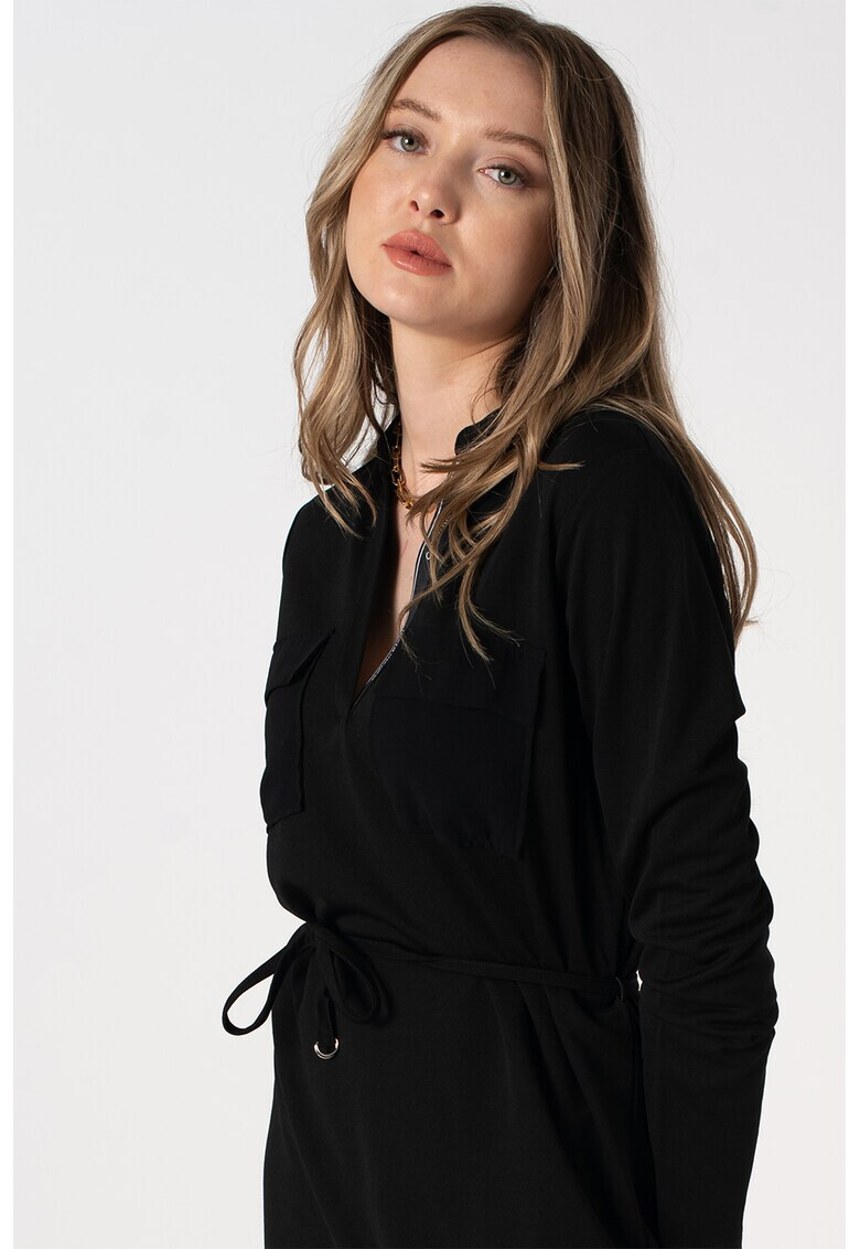 CALVIN KLEIN Рокля с модал и джобове с капаче - Pepit.bg