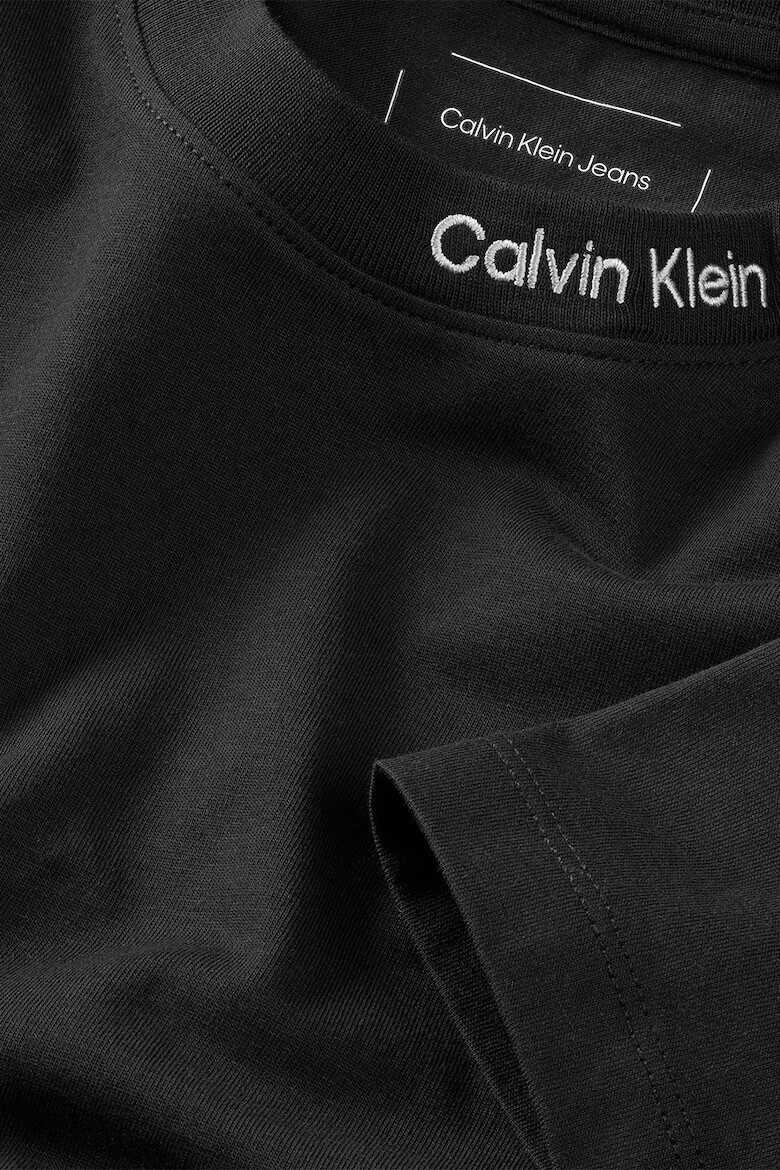 CALVIN KLEIN Широка памучна тениска - Pepit.bg