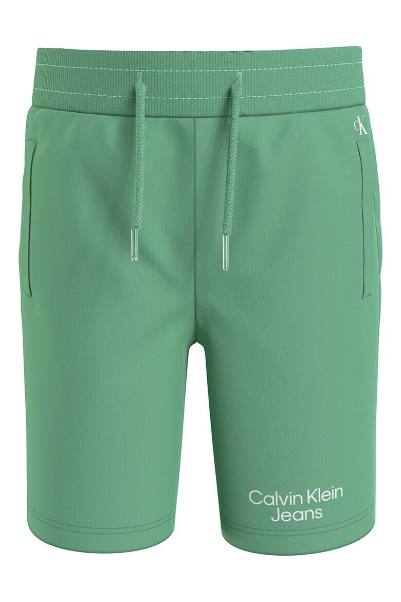 CALVIN KLEIN Слим бермуди с връзка - Pepit.bg