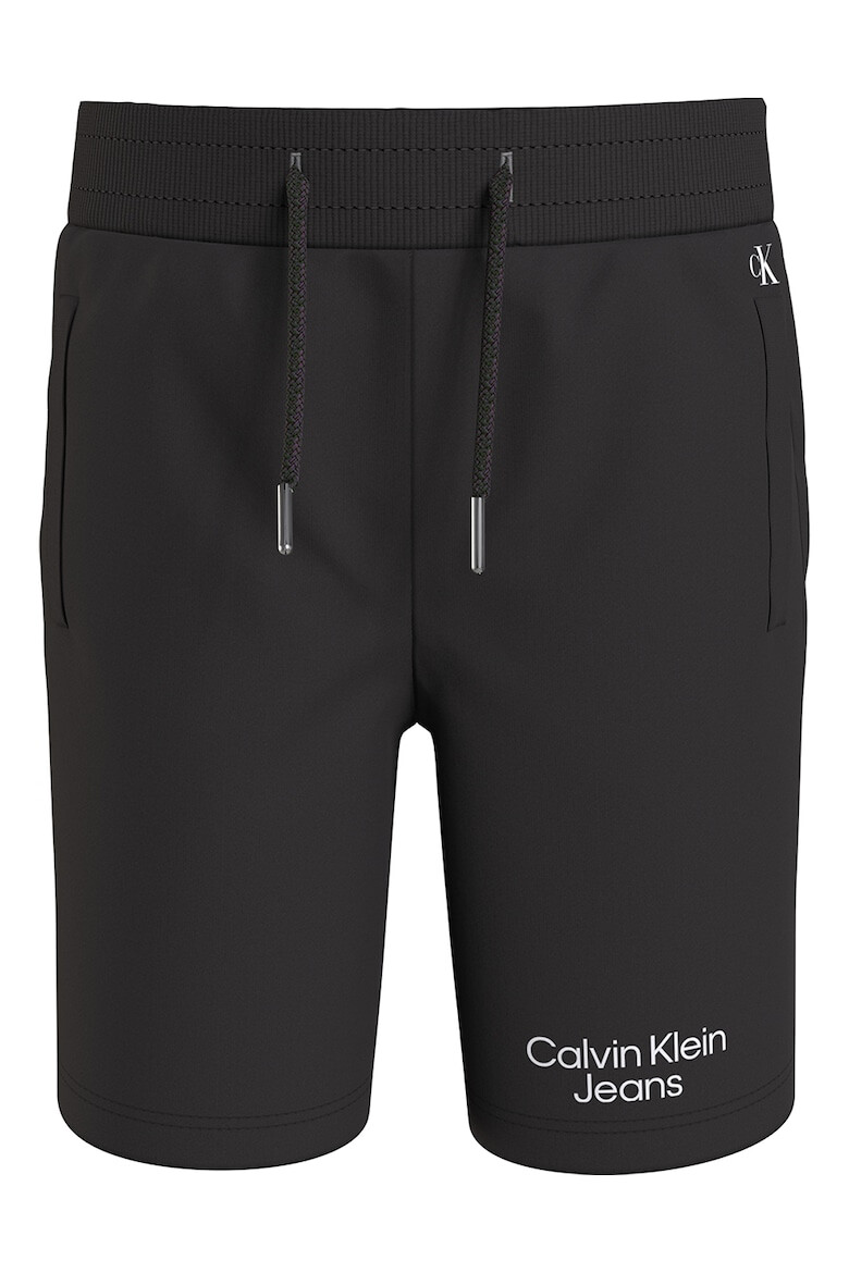 CALVIN KLEIN Слим бермуди с връзка - Pepit.bg