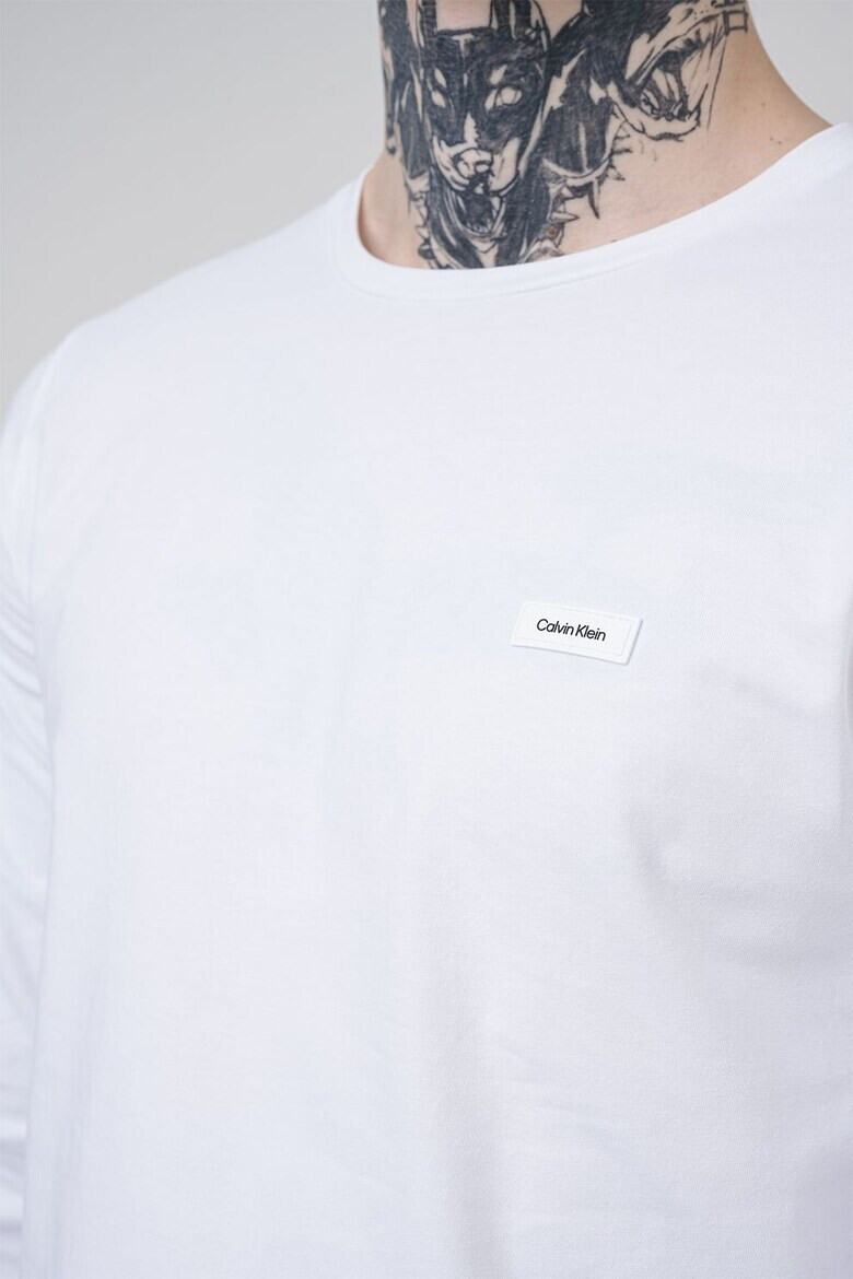 CALVIN KLEIN Слим блуза с овално деколте - Pepit.bg