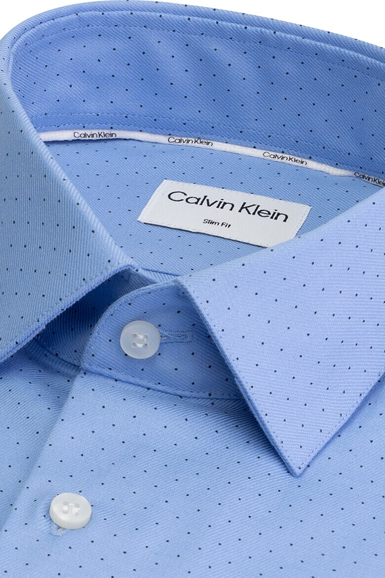 CALVIN KLEIN Слим риза на точки - Pepit.bg