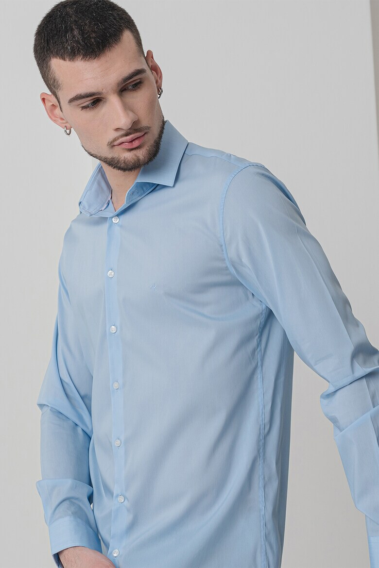 CALVIN KLEIN Слим риза с лиосел - Pepit.bg
