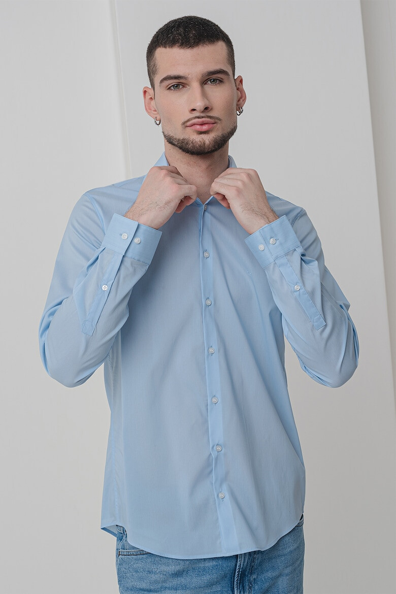 CALVIN KLEIN Слим риза с лиосел - Pepit.bg