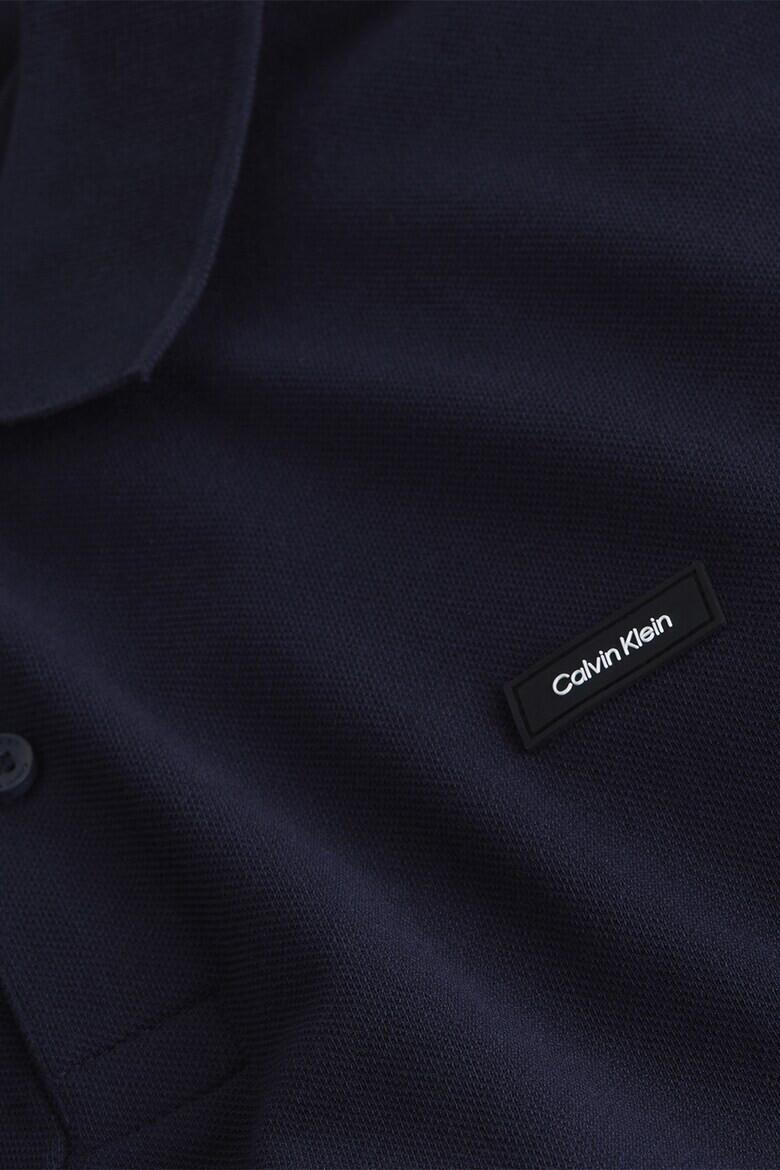 CALVIN KLEIN Слим тениска с яка - Pepit.bg