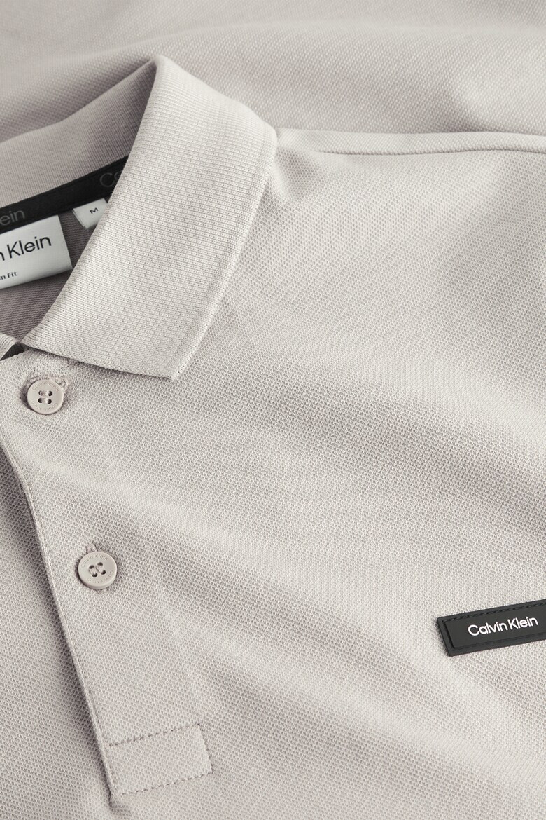CALVIN KLEIN Слим тениска с яка - Pepit.bg