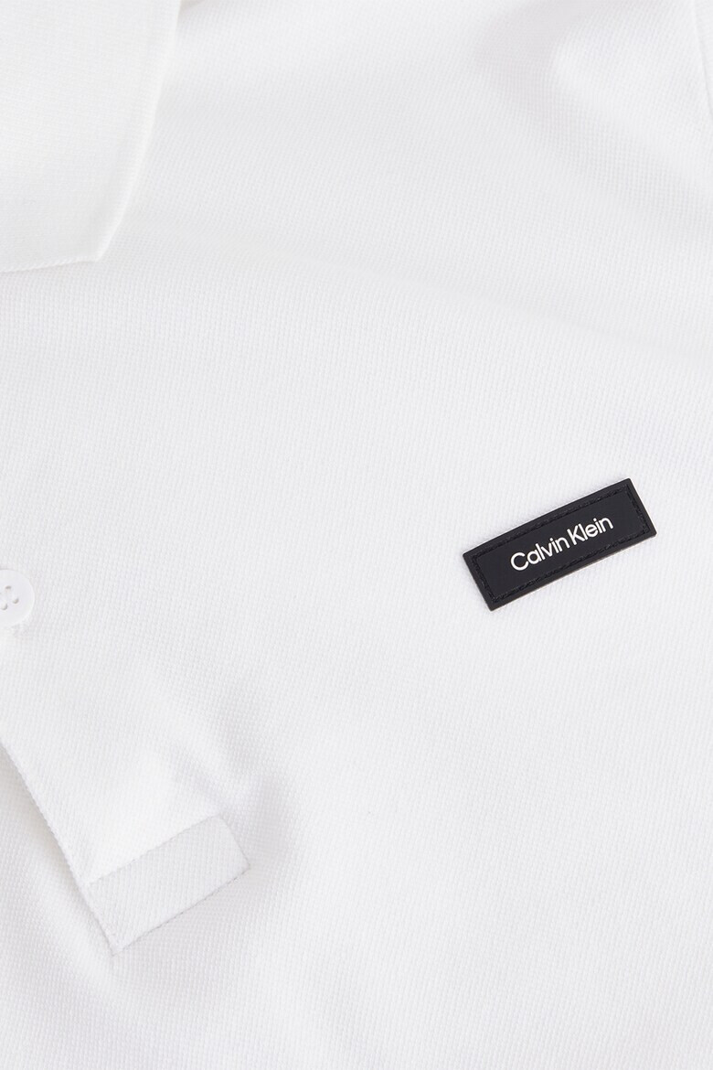 CALVIN KLEIN Слим тениска с яка - Pepit.bg