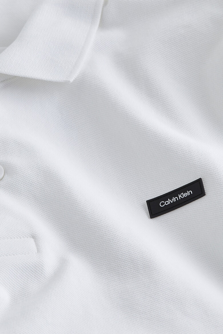 CALVIN KLEIN Слим тениска с яка - Pepit.bg