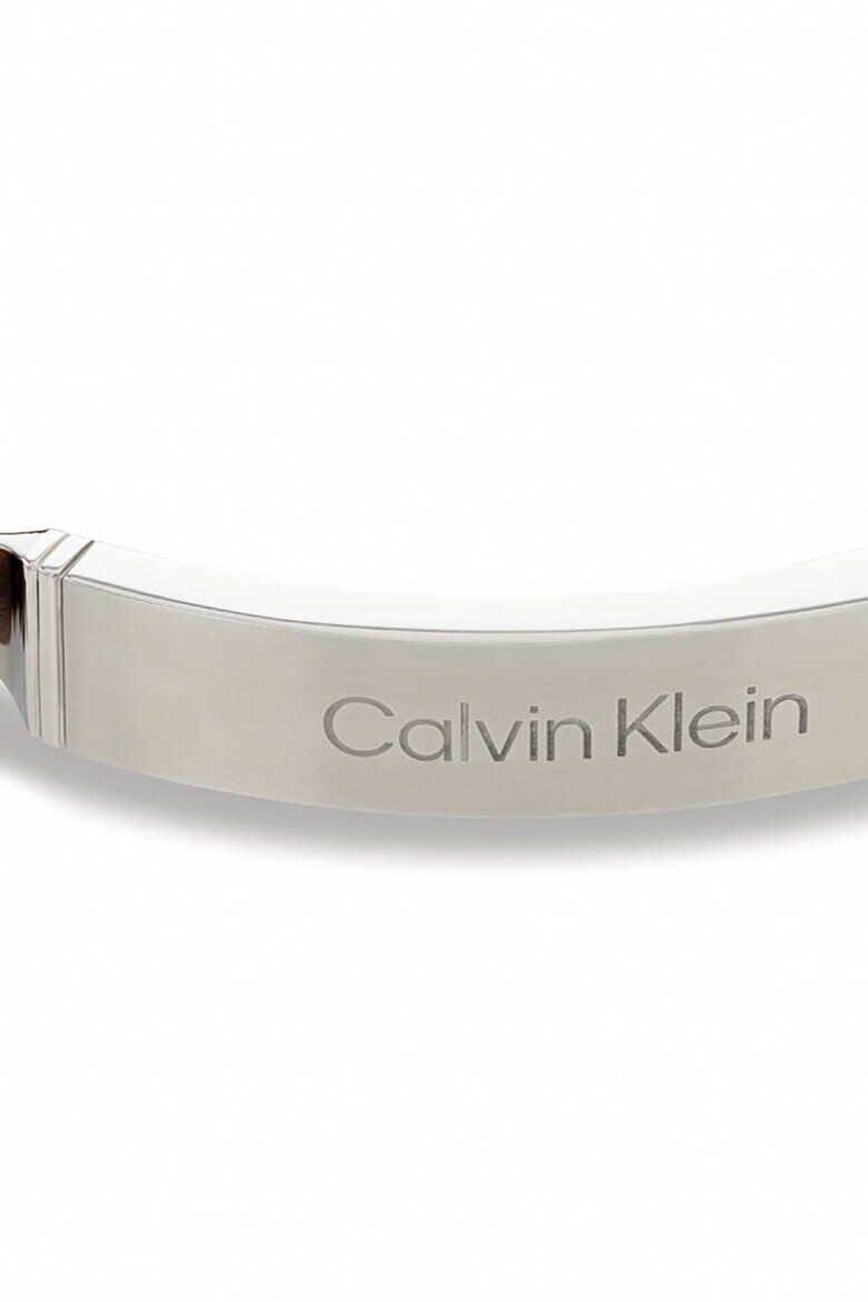 CALVIN KLEIN Сплетена кожена гривна - Pepit.bg