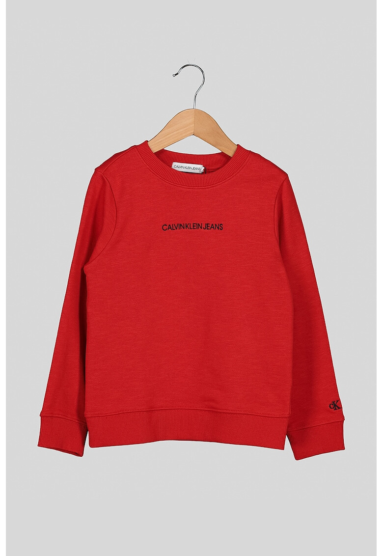 CALVIN KLEIN Суитшърт с бродирано лого - Pepit.bg
