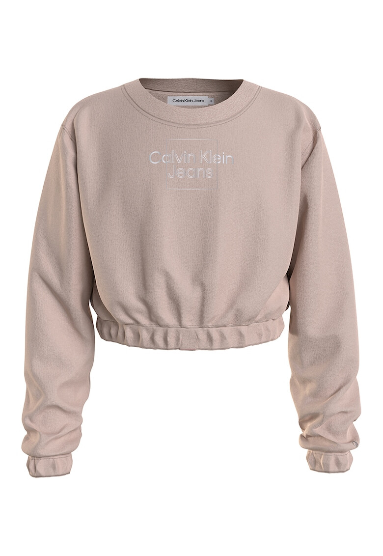 CALVIN KLEIN Суитшърт с еластичен подгъв - Pepit.bg