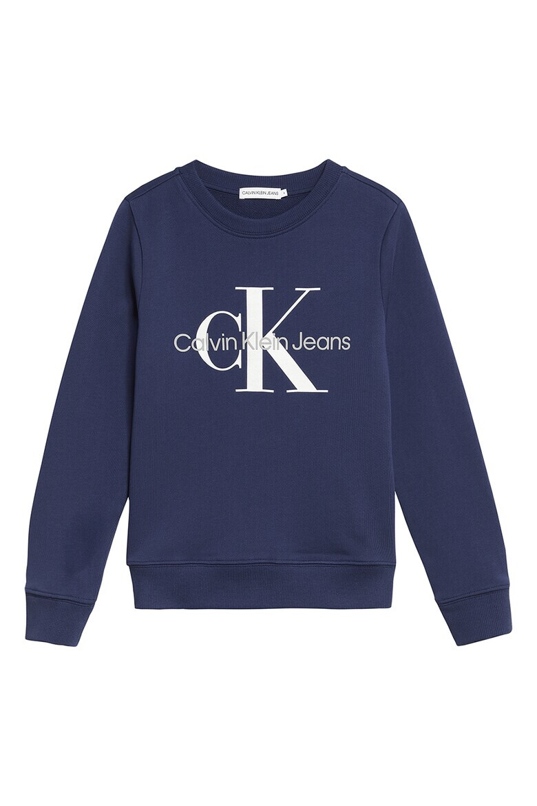 CALVIN KLEIN Суитшърт с овално деколте - Pepit.bg