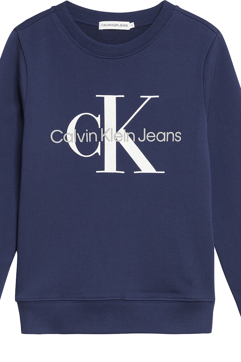 CALVIN KLEIN Суитшърт с овално деколте - Pepit.bg
