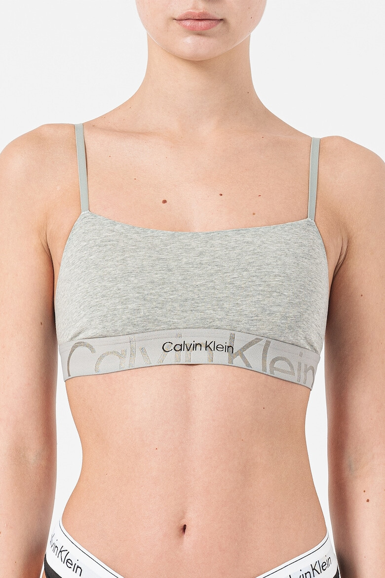 CALVIN KLEIN Сутиен с лого без подплънки - Pepit.bg