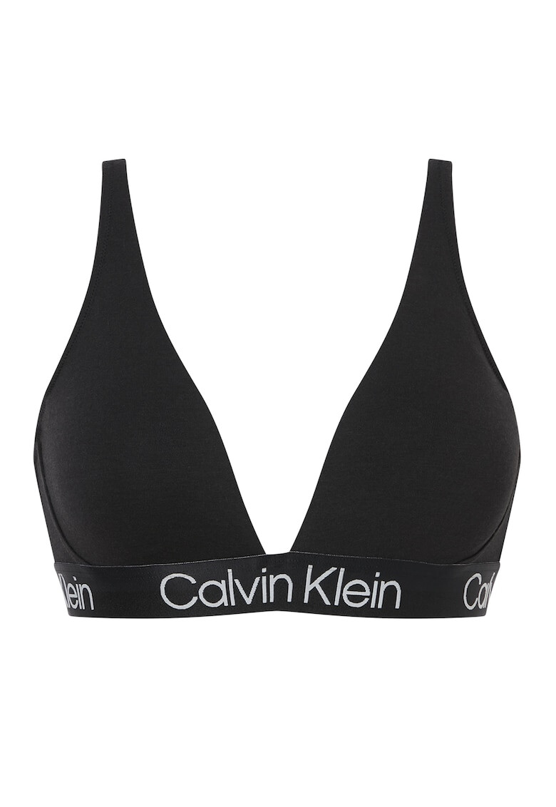 CALVIN KLEIN Сутиен с триъгълни чашки и лого - Pepit.bg