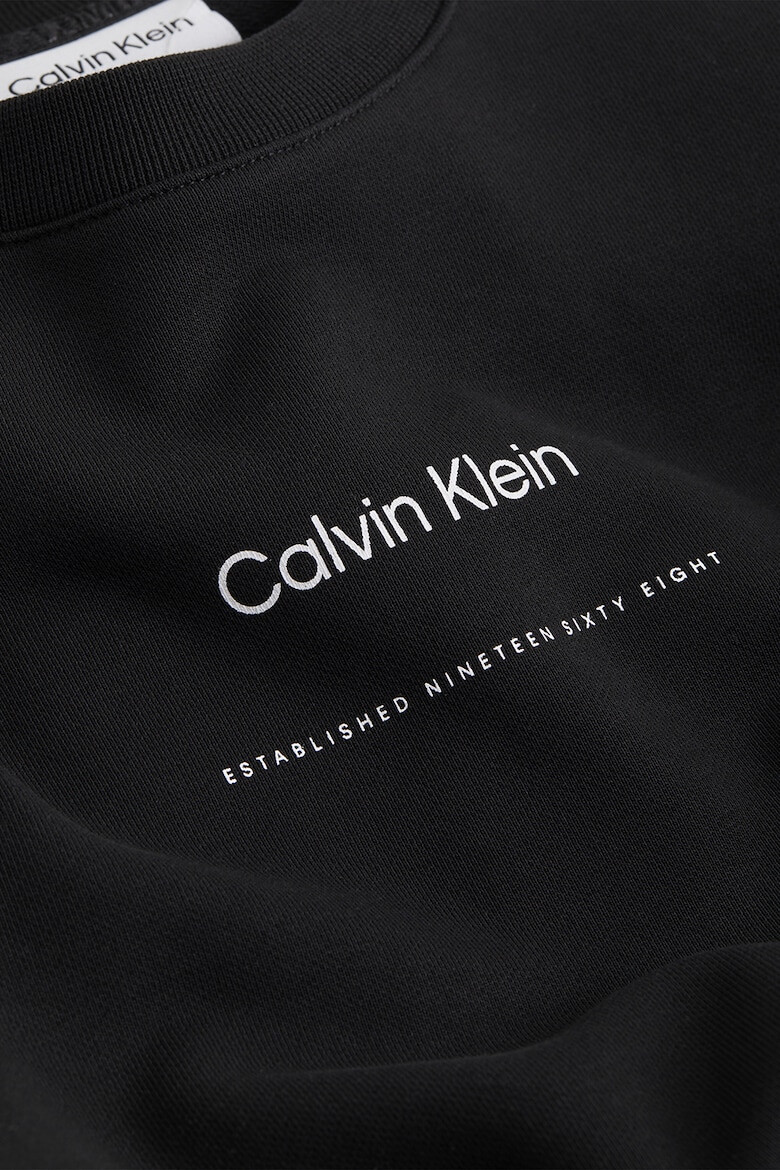 CALVIN KLEIN Суутшурт с органичен памук с лого - Pepit.bg