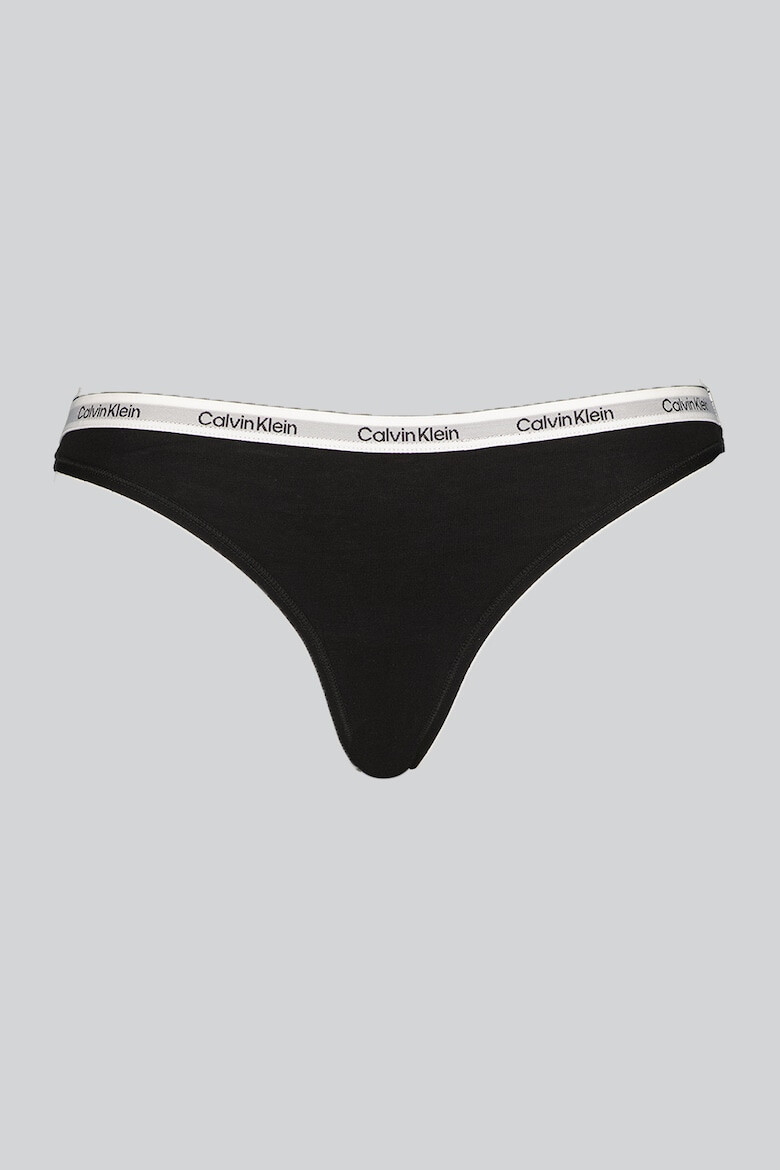 CALVIN KLEIN Танга с лого - 3 чифта - Pepit.bg