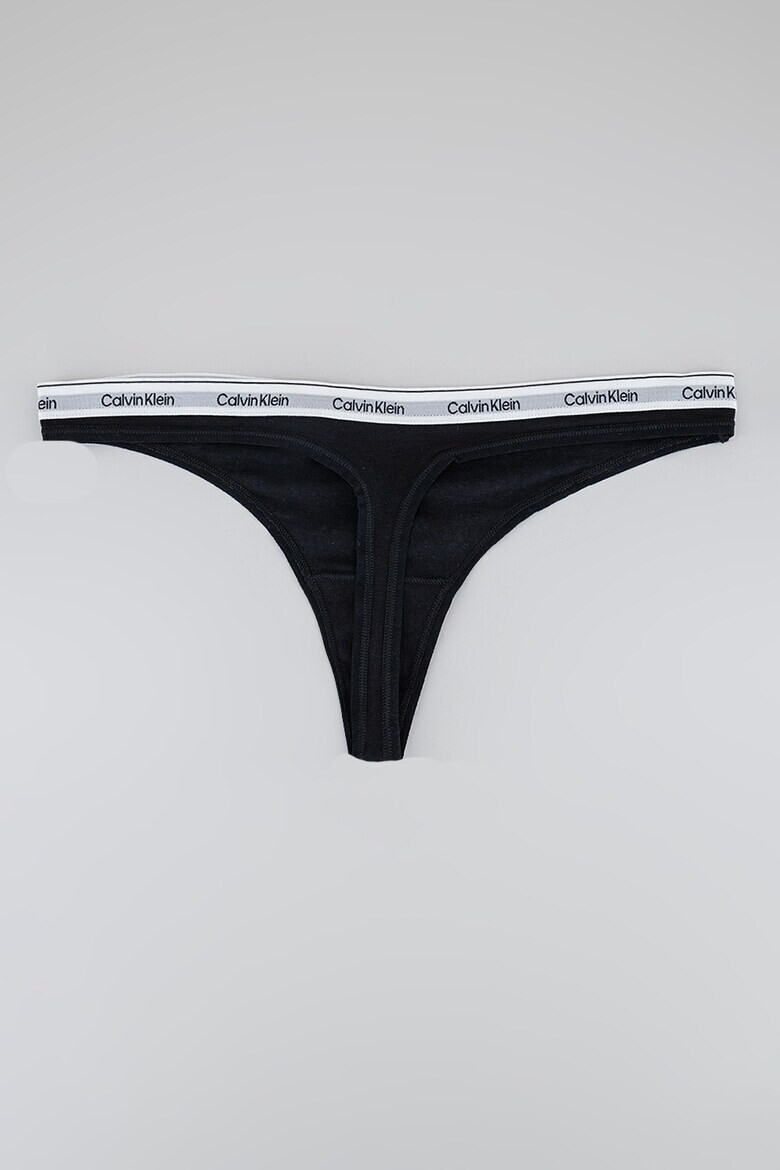 CALVIN KLEIN Танга с лого - 3 чифта - Pepit.bg