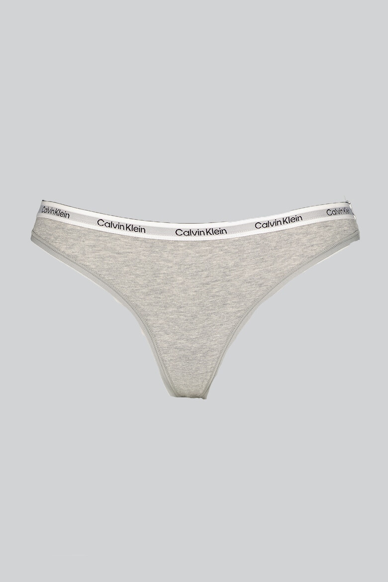 CALVIN KLEIN Танга с лого - 3 чифта - Pepit.bg