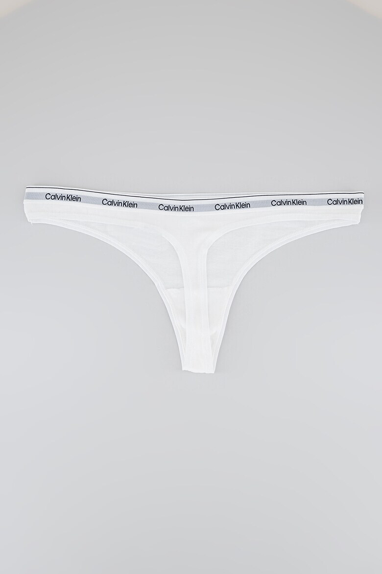 CALVIN KLEIN Танга с лого - 3 чифта - Pepit.bg