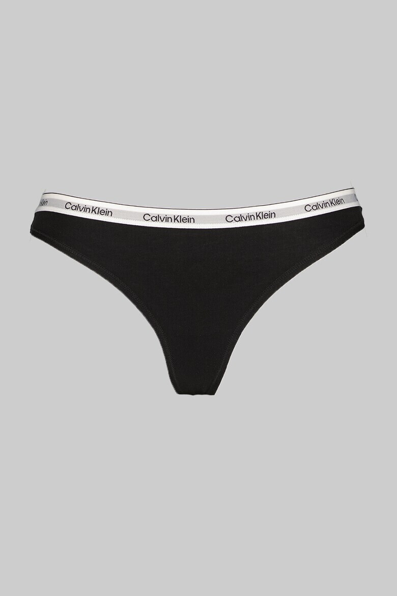 CALVIN KLEIN Танга с лого - 3 чифта - Pepit.bg