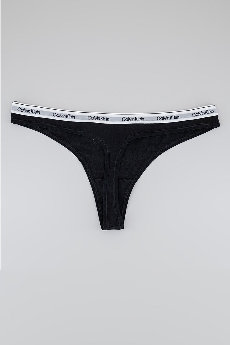 CALVIN KLEIN Танга с лого - 3 чифта - Pepit.bg