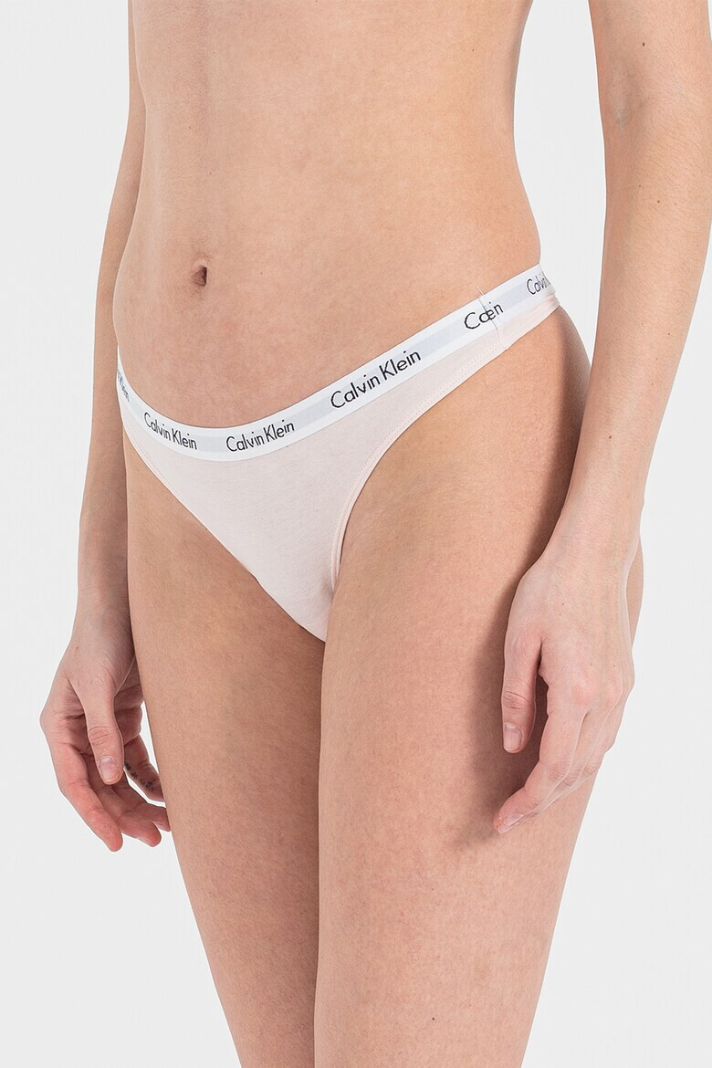 CALVIN KLEIN Танга с еластична лента - 5 чифта - Pepit.bg
