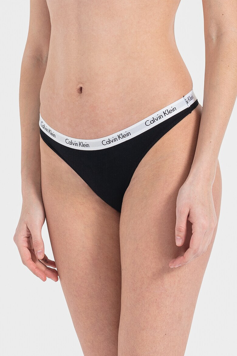 CALVIN KLEIN Танга с еластична лента - 5 чифта - Pepit.bg