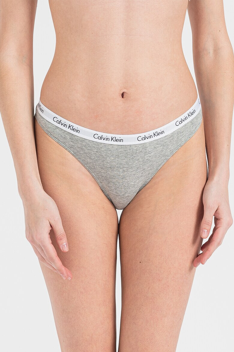 CALVIN KLEIN Танга с еластична лента - 5 чифта - Pepit.bg