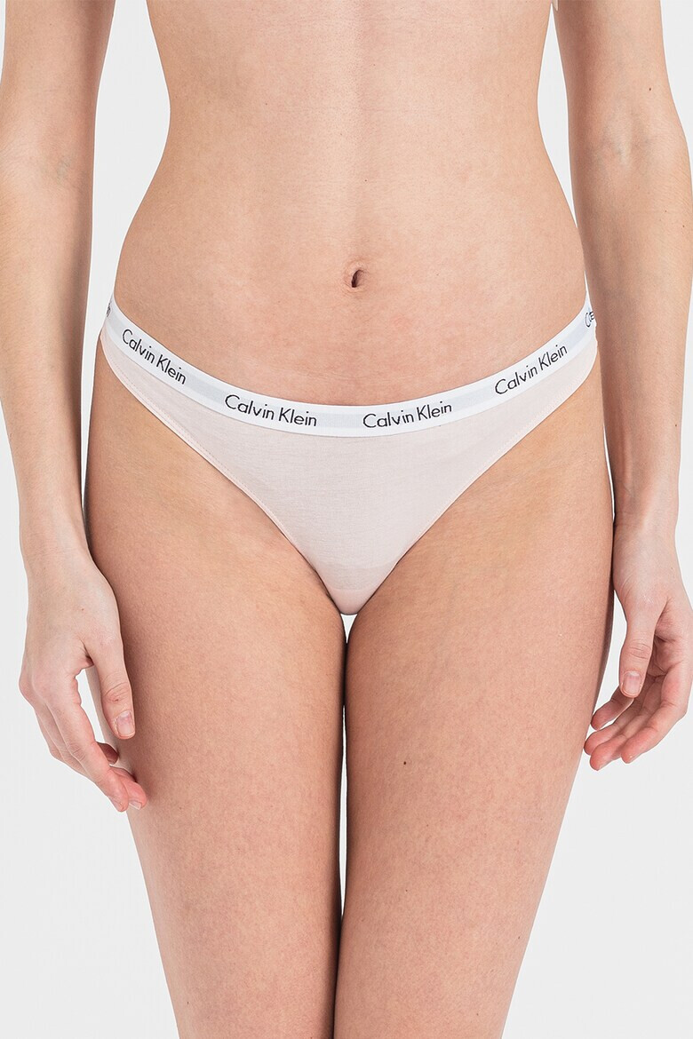 CALVIN KLEIN Танга с еластична лента - 5 чифта - Pepit.bg