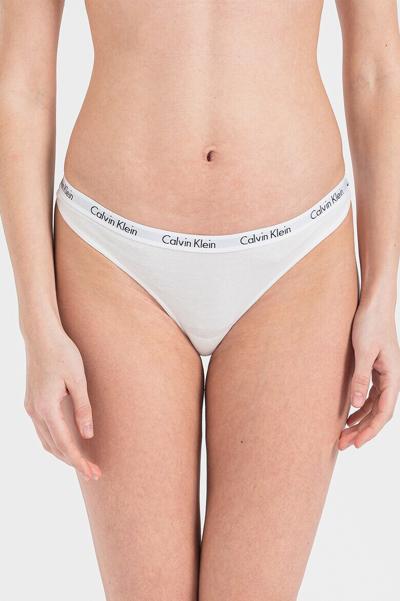 CALVIN KLEIN Танга с еластична лента - 5 чифта - Pepit.bg