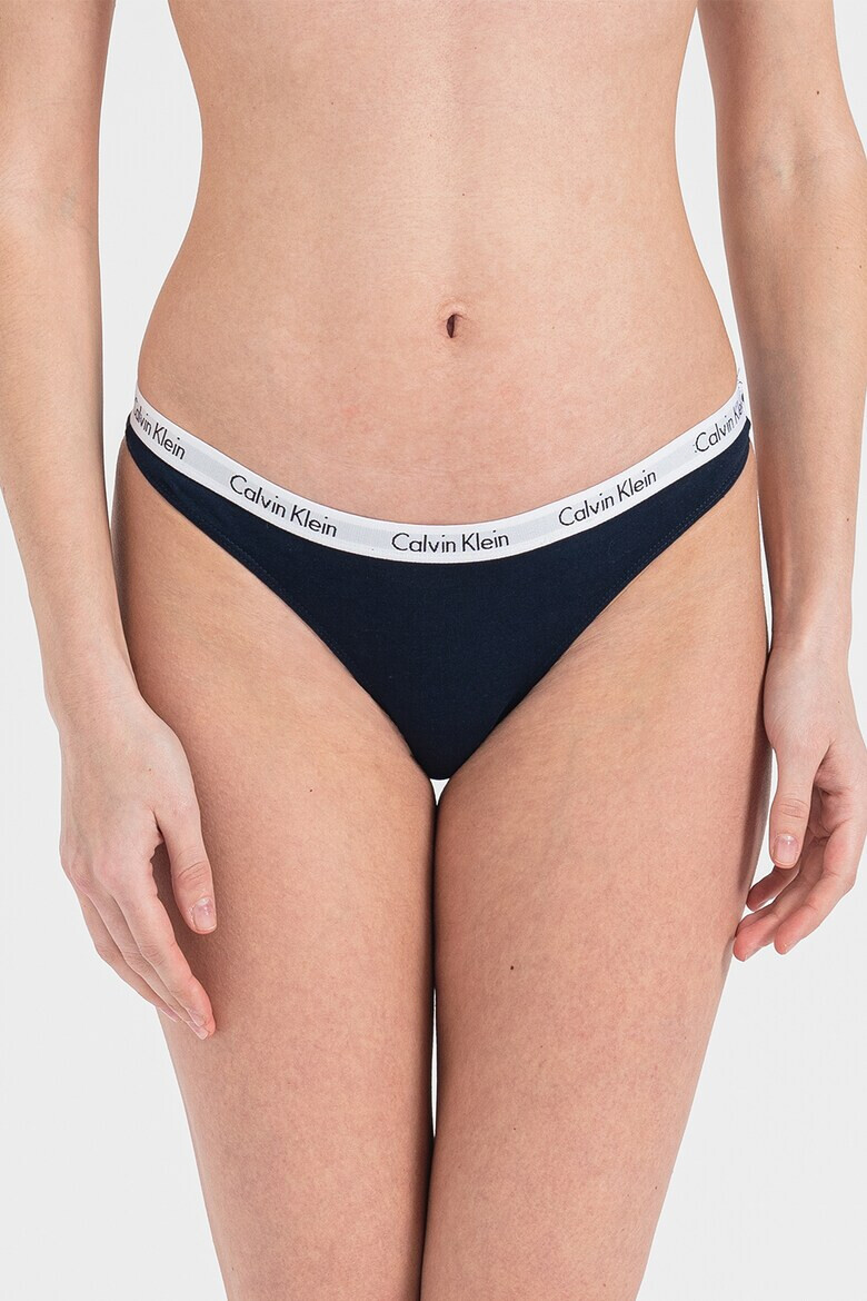 CALVIN KLEIN Танга с еластична лента - 5 чифта - Pepit.bg